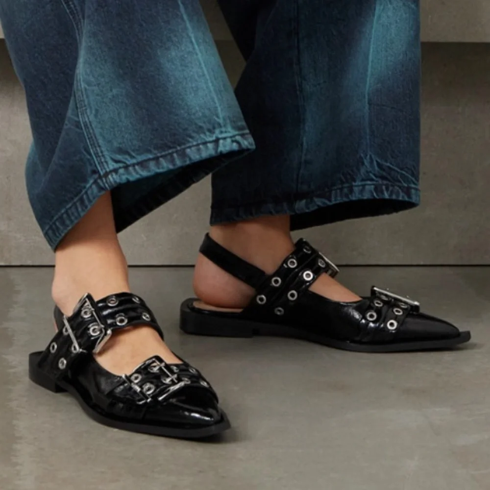 ❤️SALE❤️Ganni sling back ballet flats - Picture 3 of 13